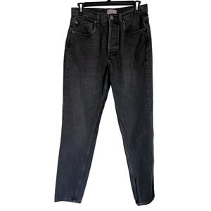 Boyish Billy jeans in space odyssey black denim high rise straight leg jeans 27